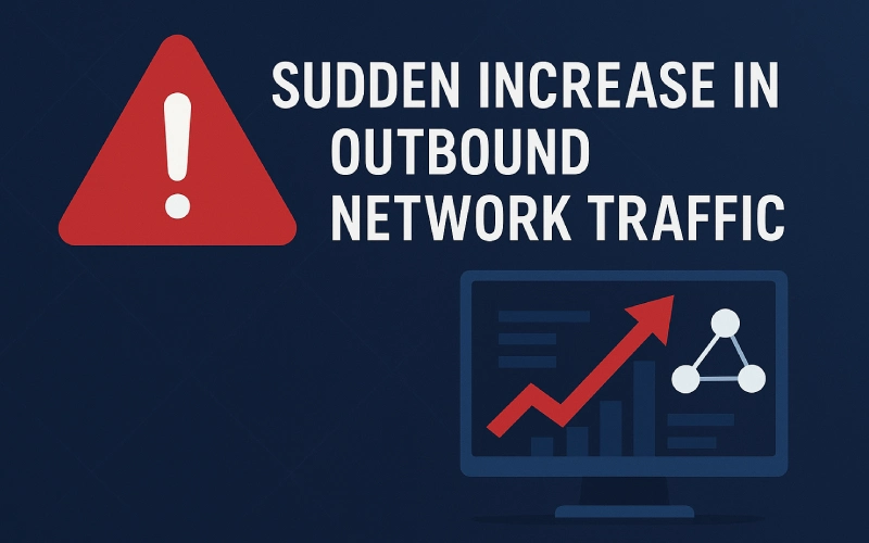 افزایش ناگهانی ترافیک خروجی