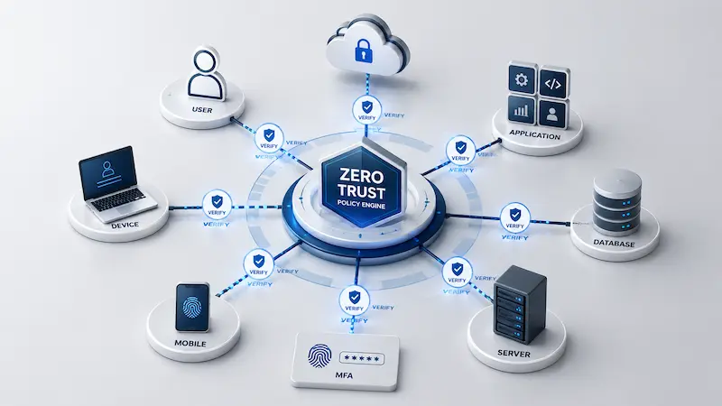 اصول امنیتی در Zero Trust
