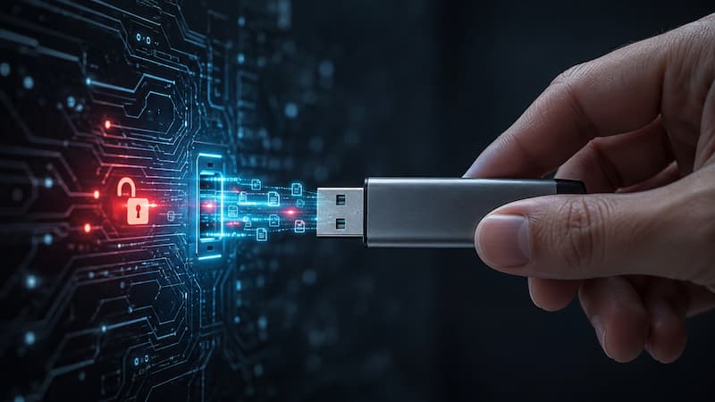 نشت اطلاعات از طریق USB
